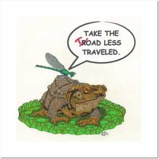 Toad Less Traveled Posters and Art